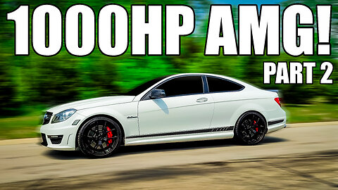 We Built A 1000HP AMG V8 Engine In 24 Hours! C63 Coupe Is Ready For Boost!