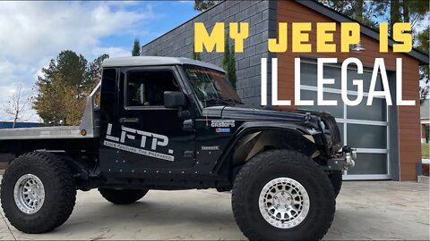 My Jeep is ILLEGAL! Fixing it once and for all.