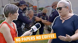 Arrested for drinking coffee? The story behind viral clip