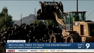 Recycling old tires to save the environment