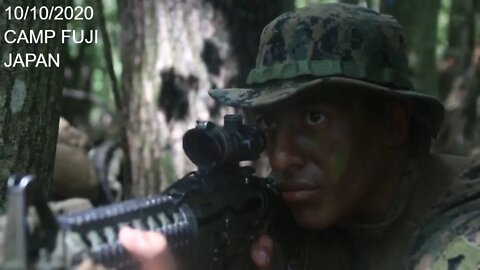 U.S. Marines conduct Combat Patrols during Fuji Viper 21.1 B-Roll, Oct 10, 2020, Camp Fuji, Japan