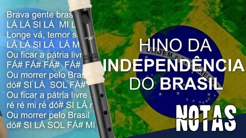 Hino da Independência do Brasil - Cifra melódica
