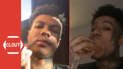 Blueface Trolling 'Popeyes' Employee At Drive Thru Over Chicken Sandwich!