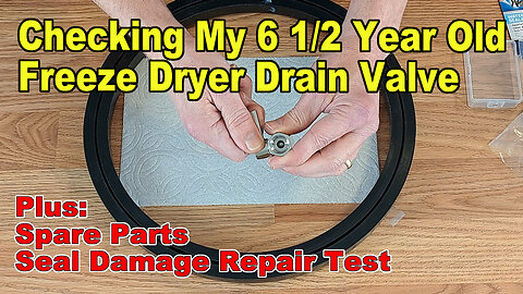Checking My 6 1/2 Year Old Drain Valve + Spare Parts List & Seal Damage Repair Test