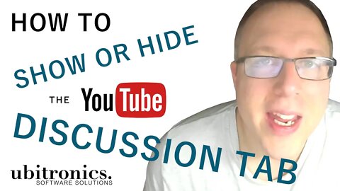 How to Show or Hide the Discussion Tab [In the New YouTube Studio]