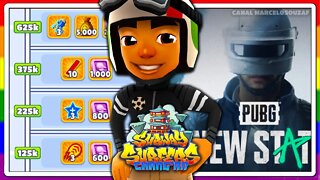 Subway Surfers Chang'an | 17 Milhões do PUBG New State | Recorde com Roberto