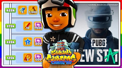 Subway Surfers Chang'an | 17 Milhões do PUBG New State | Recorde com Roberto