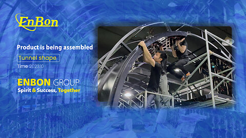 Enbon LED Display exported to the United States for tunnel shaped screen assembly!