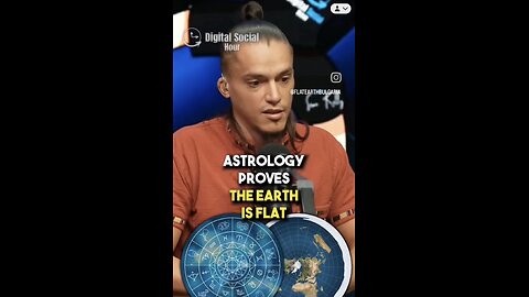 Astrology proves the flat earth, it doesn't work on a heliocentric model.