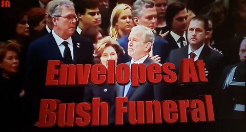 Envelopes At Bush Funeral