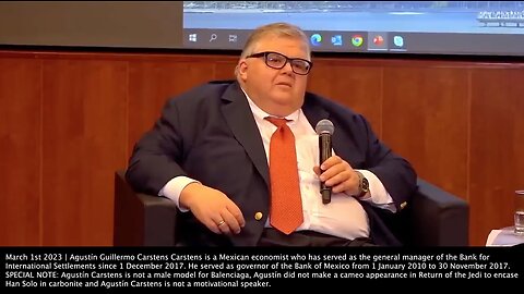 Central Bank Digital Currencies | "We Know That We Can Construct a CBDC System Which Is a Mapping of An Individual to an Account. That Is Essential. We Cannot Exist Without That." - Agustín Guillermo Carstens (GM of Bank)