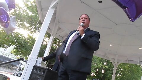 Chief Ernest Martineau Fitchburg Speaks at the Fitchburg Opiate Awareness Event