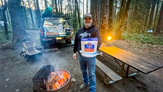 Truck Camping and Trout Fishing - Gourmet Catch and Cook
