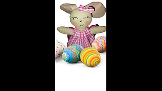 Adorable Bunny Chocolate Egg Pouch - Easter Delight!