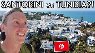 You Won't Believe This Is TUNISIA (Sidi Bou Said) Travel Vlog سيدي بو سعيد ، تونس