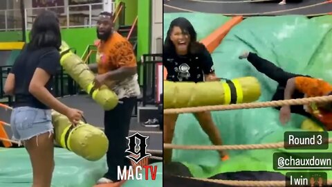 NFL Tackle Davon Godchaux Gets Dumped By "GF" Chanel Iman! 🥴