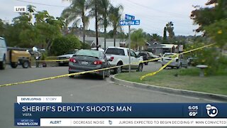 Sheriff's Deputy shoots man in Vista