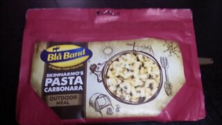 Skinnarmo's Pasta Carbonara! Freeze dried meal!