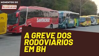 Rodoviários enfrentam a Justiça e mantêm mobilização em BH | Momentos Resumo do Dia