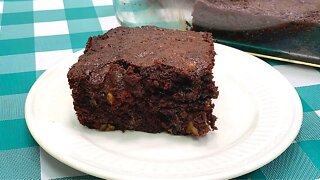 CHOCOLATE ZUCCHINI SNACK CAKE!! OLD FASHIONED GOODNESS!!