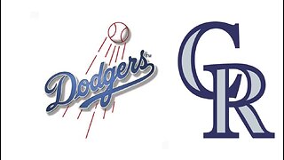 Dodgers @ Rockies. Game 4 of 4 Game Series. MLB the Show 24.