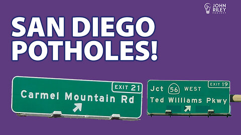 San Diego Pothole Survey. Just fix the damn roads, especially in Rancho Bernardo!