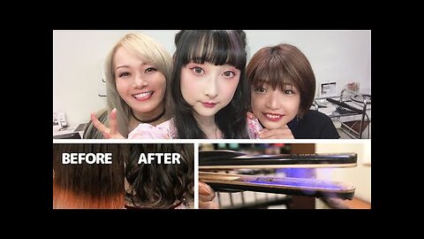 Japanese Hair Salon Amazing Ultrasonic Treatment - Hair Salon NALU date with Reina Scully