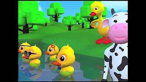 Five Little Ducks | Children song for kids