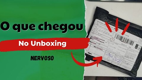 O que será que chegou nesse unboxing nervoso? #Unboxing