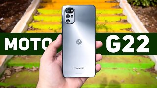 Moto G22 | Smartphone Lindo! Mas FALTOU algumas COISAS! Unboxing e Primeiras Impressões