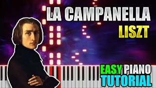 La Campanella - Liszt | Easy Piano Tutorial