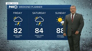 FORECAST: Another round of heavy afternoon storms today
