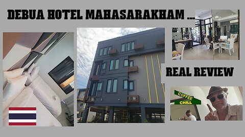 Debua Mahasarakham Hotel - Real Review - Central Isaan Northeastern Thailand - มหาสารคาม .โรงแรม TV