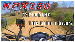 Exploring Around on the KPX250 Dual Sport Motorcycle