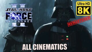 Star Wars The Force Unleashed 2 The Movie (All Cutscenes ) 8K (Remastered with Neural Network AI)