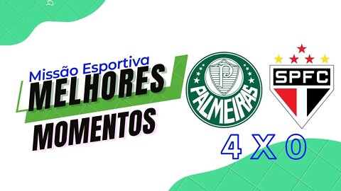 Melhores Momentos de Palmeiras e São Paulo ( 4 X 0 ) Palmeiras Campeão Paulista