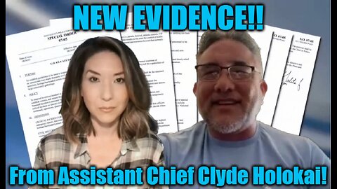 Ex Maui Assistant Police Chief confirms new evidence against Chief!