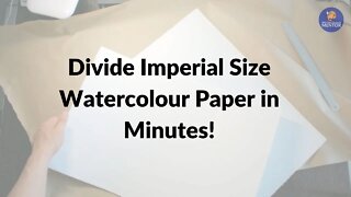 How To Tear Watercolor Paper: Watch this before buying a watercolor pad!