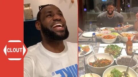 LeBron James Celebrates His NBA All-Star Game Victory With "Taco Tuesday" Alongside Anthony Davis!