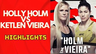 Holly holm vs. Ketlen vieira - Highlights | UFC Vegas 55