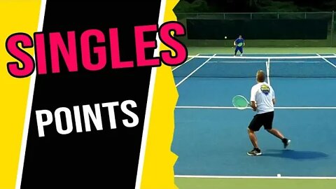 Tennis Singles Set Points / Trying to Play Patters and Develop The Points