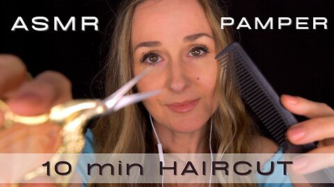 ASMR ✂️ Haircut Roleplay (Soft spoken) ✂️