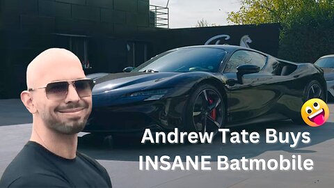 Andrew Tate Buys INSANE Batmobile (New)