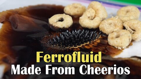 Can I Make Ferrofluid Out Of Cheerios With A SuperMagnet?