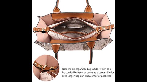 Dasein Handbags Purses for Women Top Handle Satchel Purse Shoulder Bag Tote Bag Hobo Bag Set 3p...