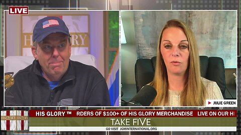 His Glory TV - Julie Green joins His Glory: Take FiVe - Captions