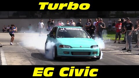 10 Second Turbo EG Honda Civic Import Face Off