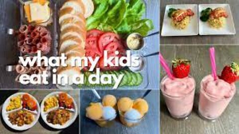 WHAT MY KIDS EAT IN A DAY | DAY 53