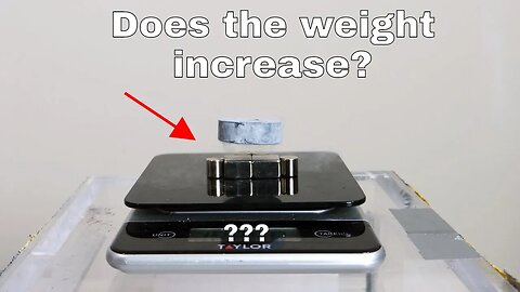 Does The Weight Increase When You Levitate a Superconductor on a Scale?