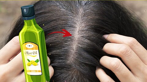 Put Olive Oil In Your Hair And Say Goodbye To Gray Hair